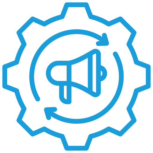 Fundraising and campaign automation icon