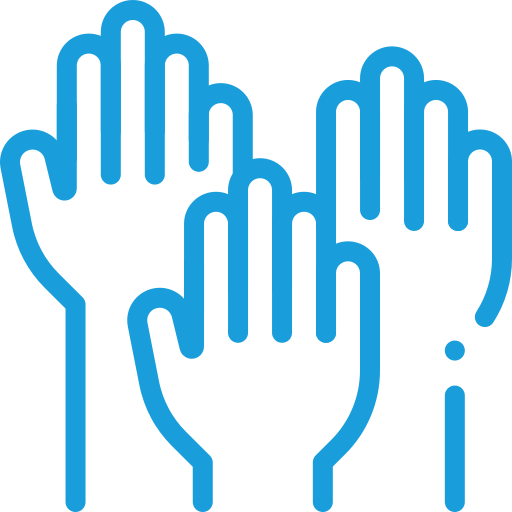 Volunteer and foster network coordination icon